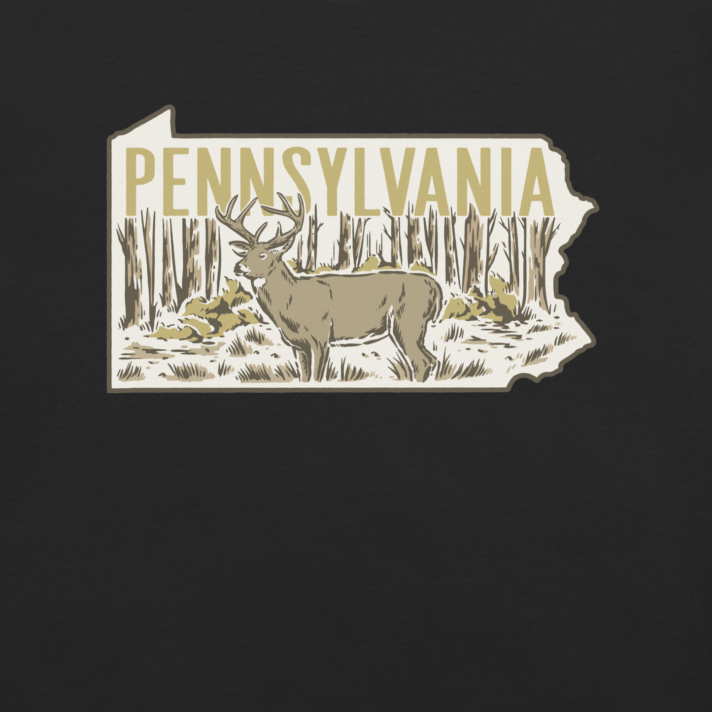 Pennsylvania Youth Buck Hunting "Trail Boss" T-Shirt